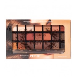 MISS COP - PALETTE de 21 Fards à paupières et 1 Pinceau