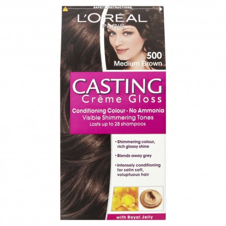 Coloration CASTING CREME GLOSS- Sans ammoniaque – Châtain clair –  N°500
