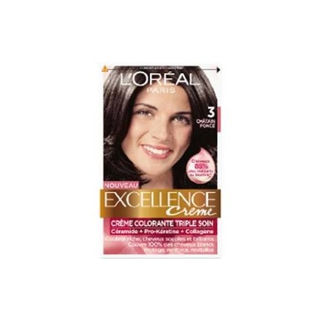 EXCELLENCE L OREAL PARIS – COLORATION – Chatain Foncé – N°3