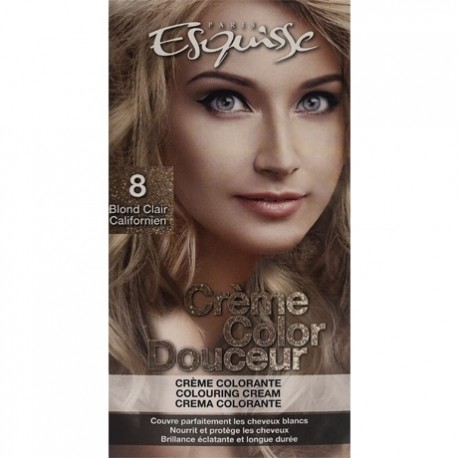 Colorations cheveux ESQUISSE N° 8 - BLOND CLAIR CALIFORNIEN