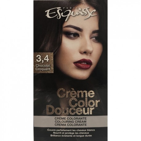 Colorations Cheveux ESQUISSE N° 3.4 - CHOCOLAT CROQUANT