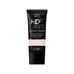 FASHION MAKE UP  Fond de teint  'HDX PRO' N° 02 IVOIRE - 30 ml