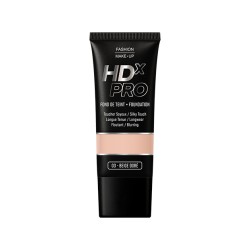 FASHION MAKE UP  Fond de teint  'HDX PRO' N° 03 BEIGE DORÉ- 30 ml