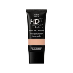 FASHION MAKE UP  Fond de teint  'HDX PRO' N° 04 Beige Ambré - 30 ml