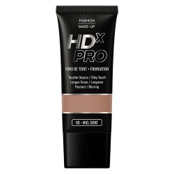 FASHION MAKE UP  Fond de teint  'HDX PRO' N° 06 MIEL DORÉ - 30 ml
