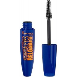 Rimmel - Mascara Scandaleyes Reloaded - Volume extrême et Tenue extrême - Maxi Brosse - Waterproof - Noir 12 ml