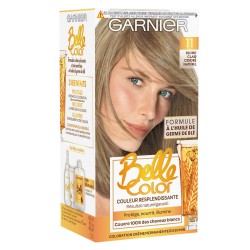 Crème de coloration GARNIER Belle Color à l’huile de germe de blé.11 - Blond  Clair Cendré Naturel