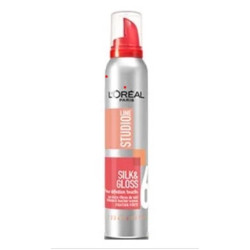 Lot de 2 - L'Oréal Studio Line Silk & Gloss Mousse Boucles 2 x 200 ml